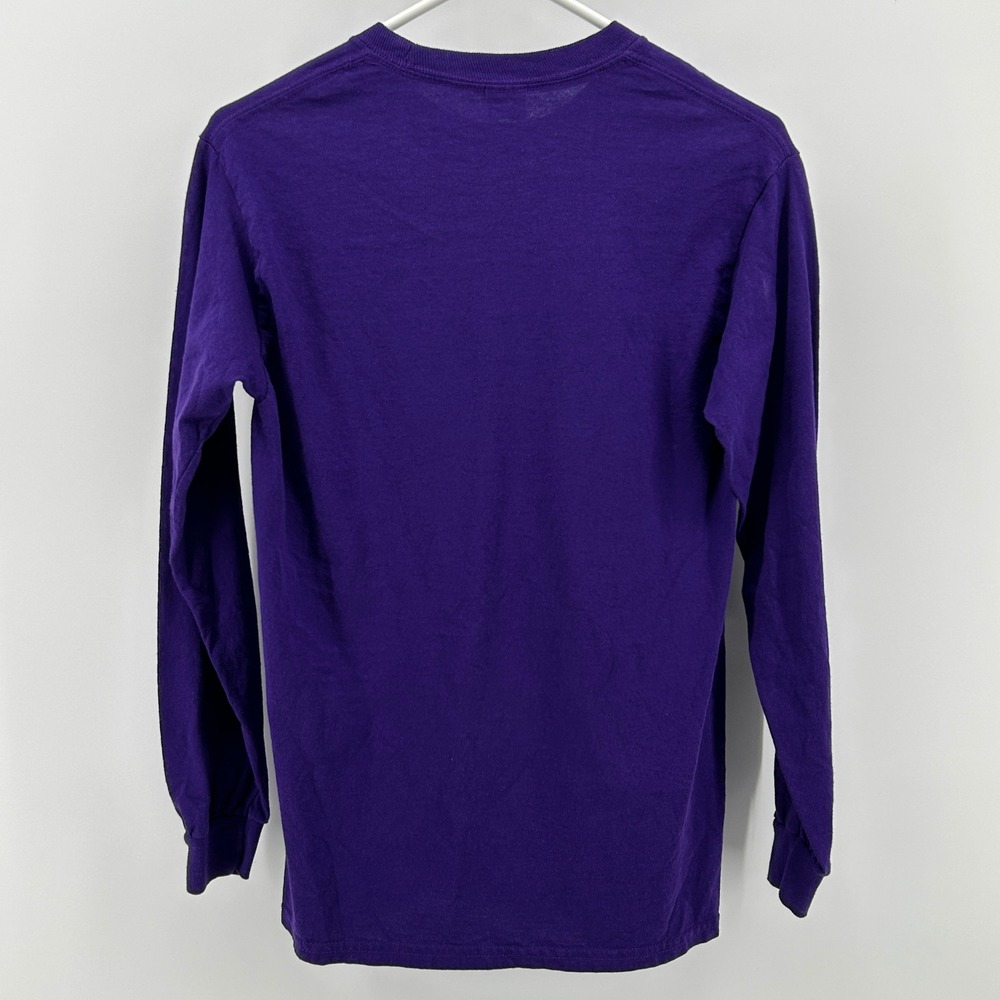 Purple Scream Ghostface Melting Graphic Long Sleeve T-Shirt Small Horror Slasher - Picture 4 of 7
